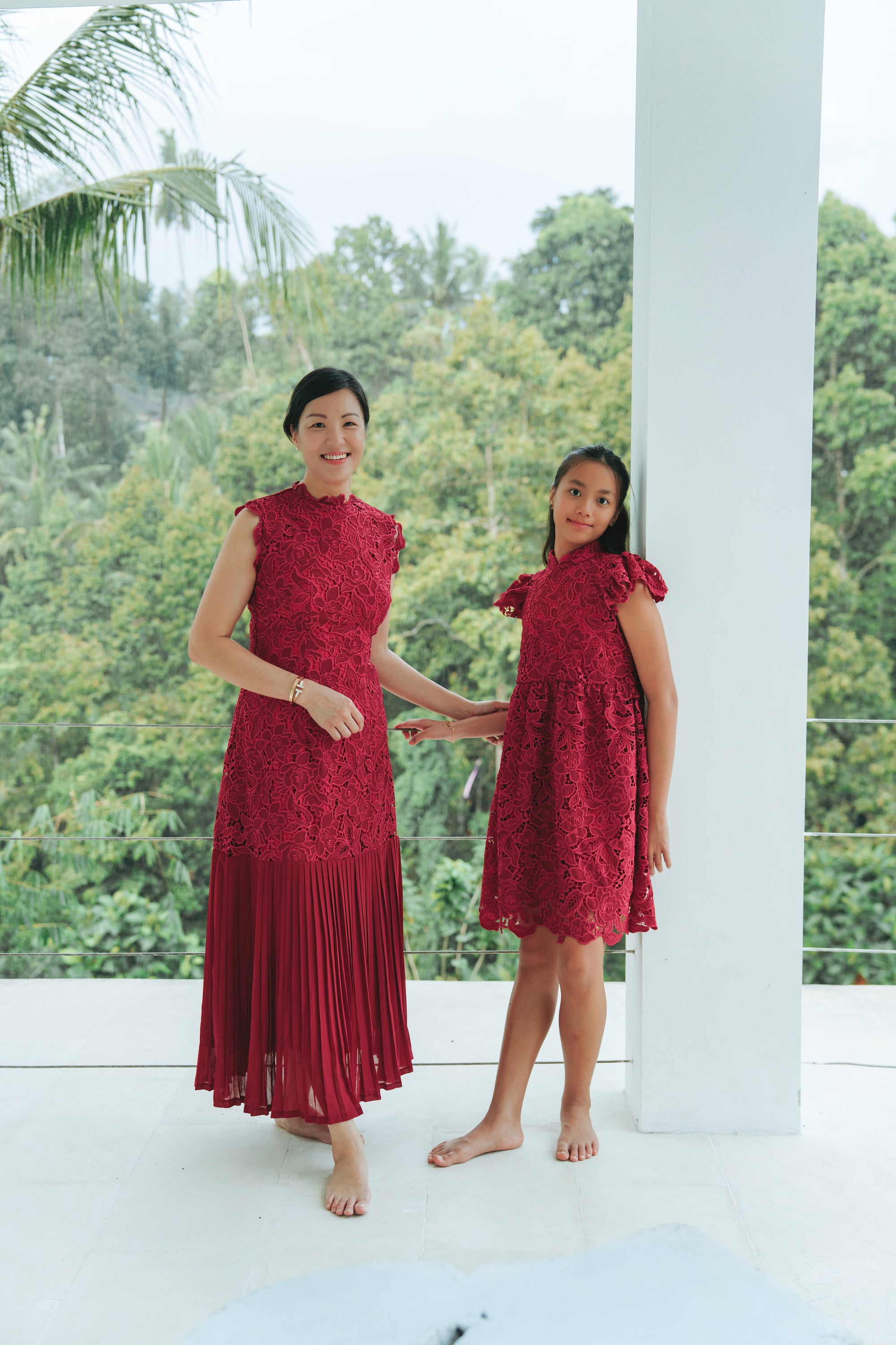 Lil' Brigette Cheongsam - Red