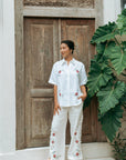 TMP x MarchMay Linen Pants - Cross Stitch Bloom (Pre-order)