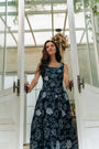 Astoria Drop Waisted Maxi Dress