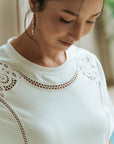 Elouise Embroidered Tee