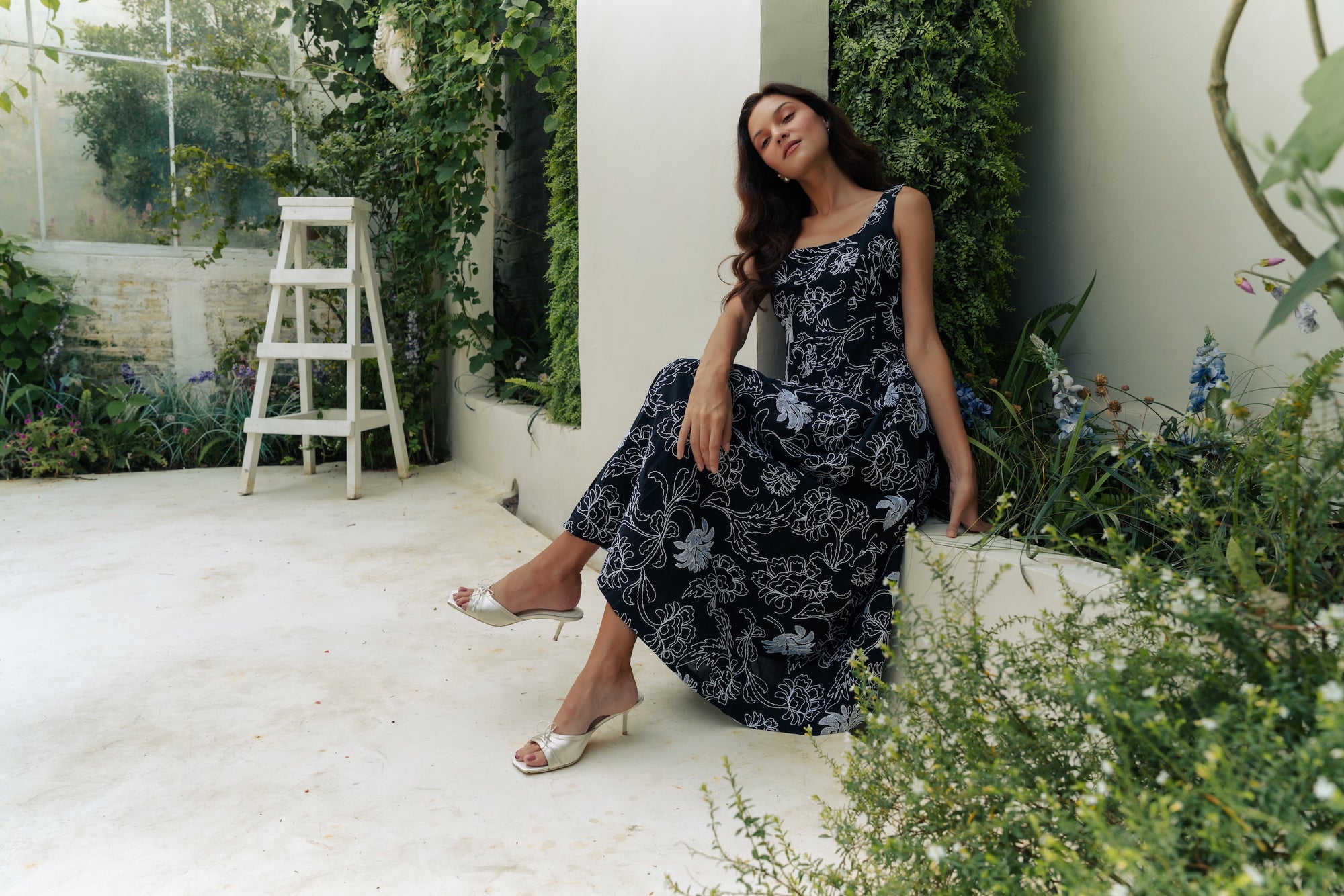 Astoria Drop Waisted Maxi Dress