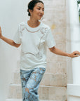 Elouise Embroidered Tee