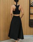 Switch Up Convertible Skirt - Black / Beige