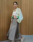 Switch Up Convertible Skirt - Black / Beige
