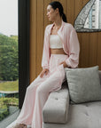 On Beat Pants - Black / Ice Pink PREORDER