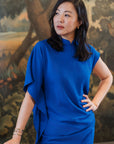 Renegade Cheongsam - Cobalt / Emerald