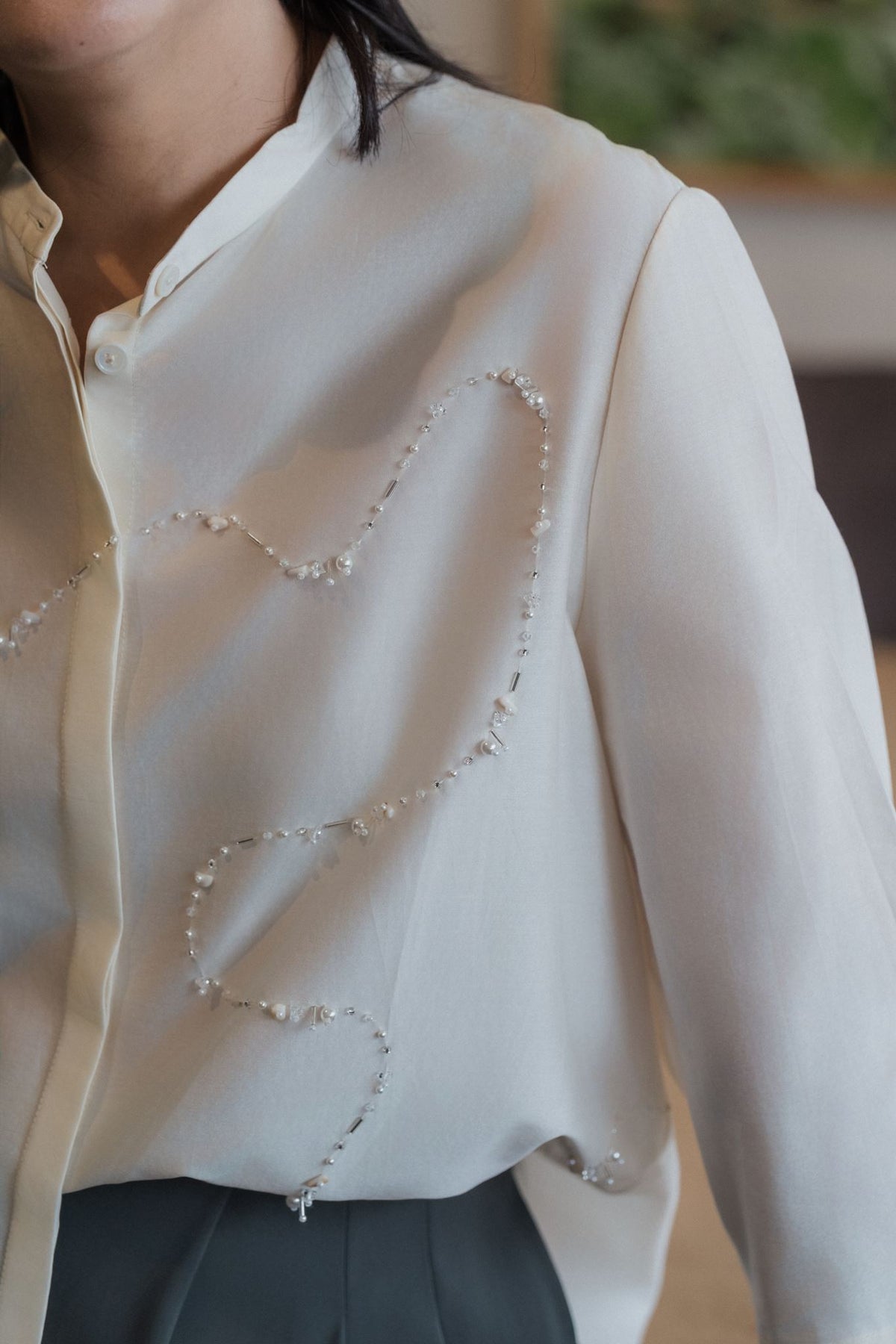 Odette Beaded Shirt