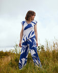 TMP Knits Reversible Two-Piece Pants Set - Blue & White