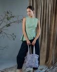 Gara Asymetrical Top - Gingham / Stripes BACKORDER