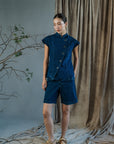 Sora Denim Shorts Set