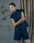 Sora Denim Shorts Set