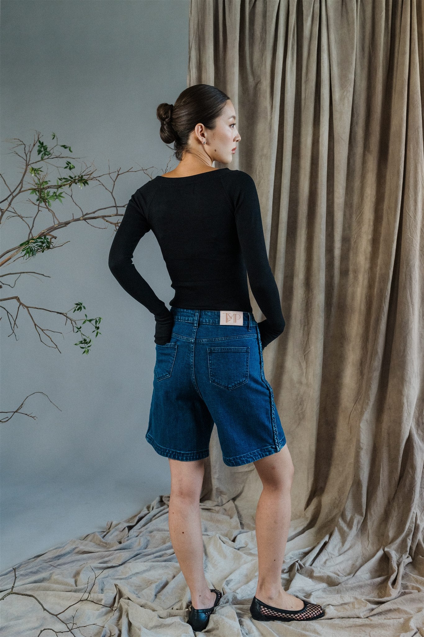 Sora Denim Shorts Set