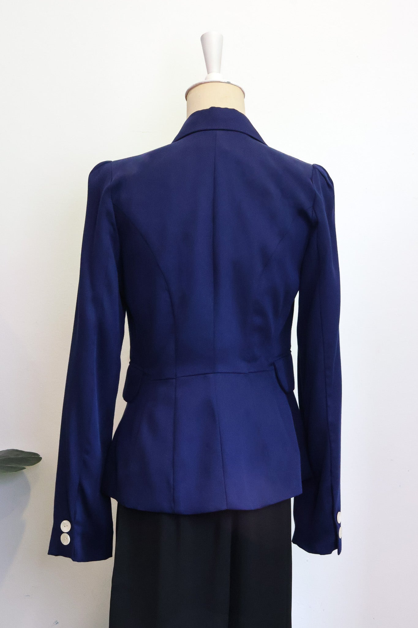 Nola Tailored Blazer - Blush Pink / White / Navy