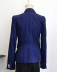Nola Tailored Blazer - Blush Pink / White / Navy