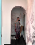 Sorrento Asymmetrical Dress - Mystic Jungle