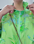 Fern Forest Silk Windbreaker