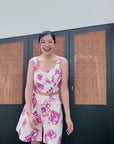 Abbey Shorts Set - Pink Floral