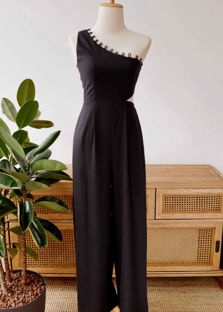 Raven Convertible Jumpsuit - Fuchsia / Black / Forest Green (Pre-order)