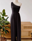 Raven Convertible Jumpsuit - Fuchsia / Black / Forest Green (Pre-order)