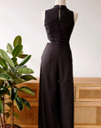 Raven Convertible Jumpsuit - Fuchsia / Black / Forest Green (Pre-order)