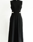 Signature Cut-Out Midi Jumpsuit - Black / Red ( Pre-order )