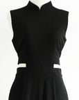 Signature Cut-Out Midi Jumpsuit - Black / Red ( Pre-order )