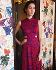 Signature Lace Cut-Out Cheongsam - Red ( Pre-order )
