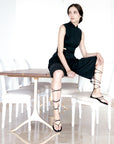 Signature Cut-Out Midi Jumpsuit - Black / Red ( Pre-order )
