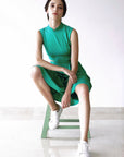 Signature Cut-Out Cheongsam - Emerald (Pre-order)