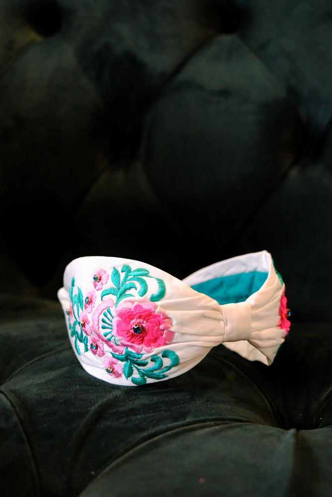 Mint Florals Headband
