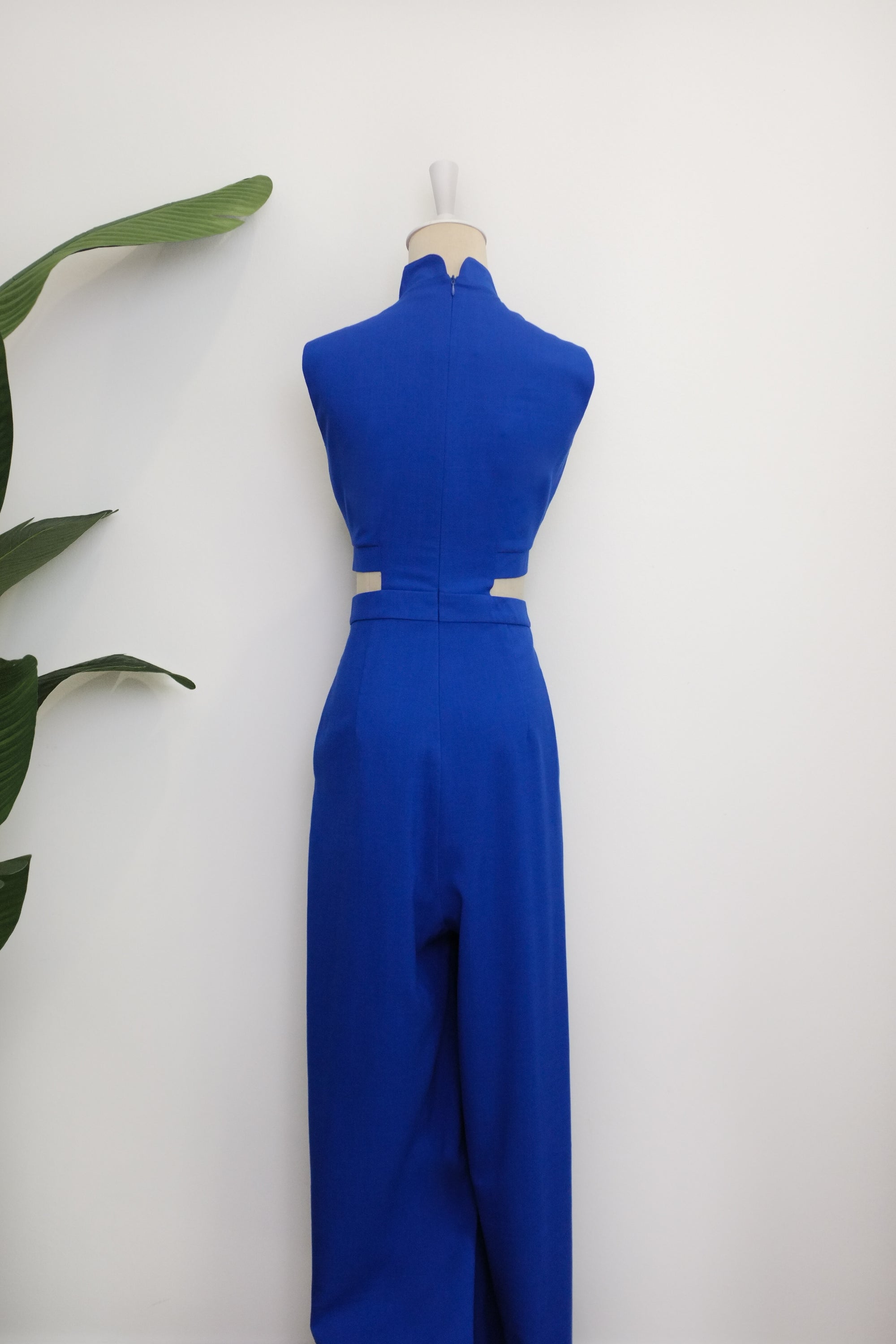 Drea Signature Jumpsuit - Cobalt / Fuchsia / Red (Pre-order)