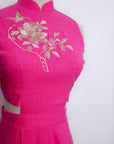 Drea Signature Jumpsuit - Cobalt / Fuchsia / Red (Pre-order)