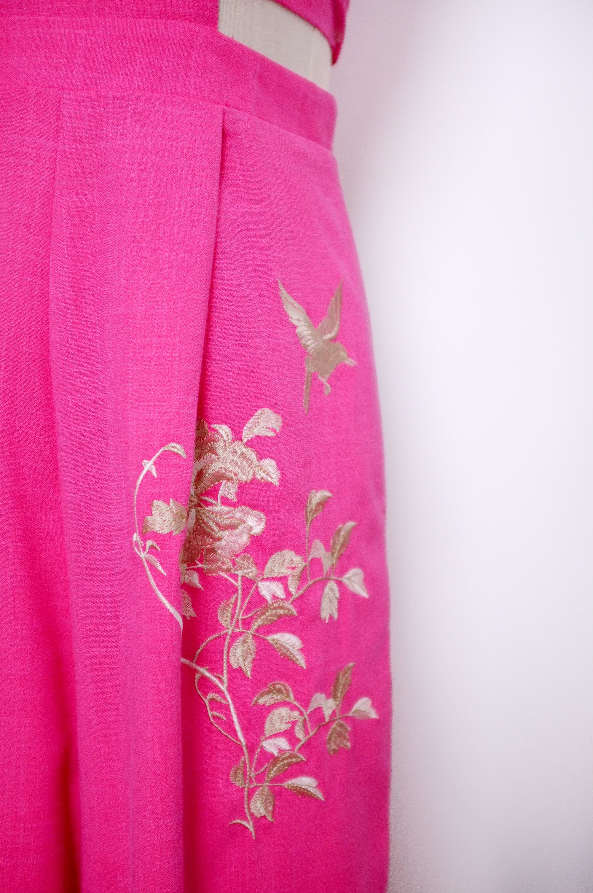 Drea Signature Jumpsuit - Cobalt / Fuchsia / Red (Pre-order)
