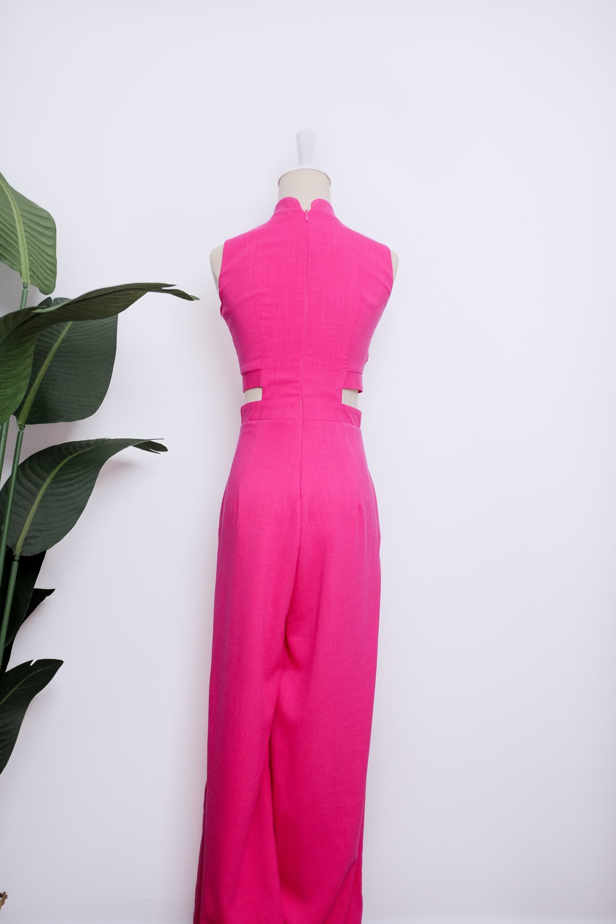 Drea Signature Jumpsuit - Cobalt / Fuchsia / Red (Pre-order)