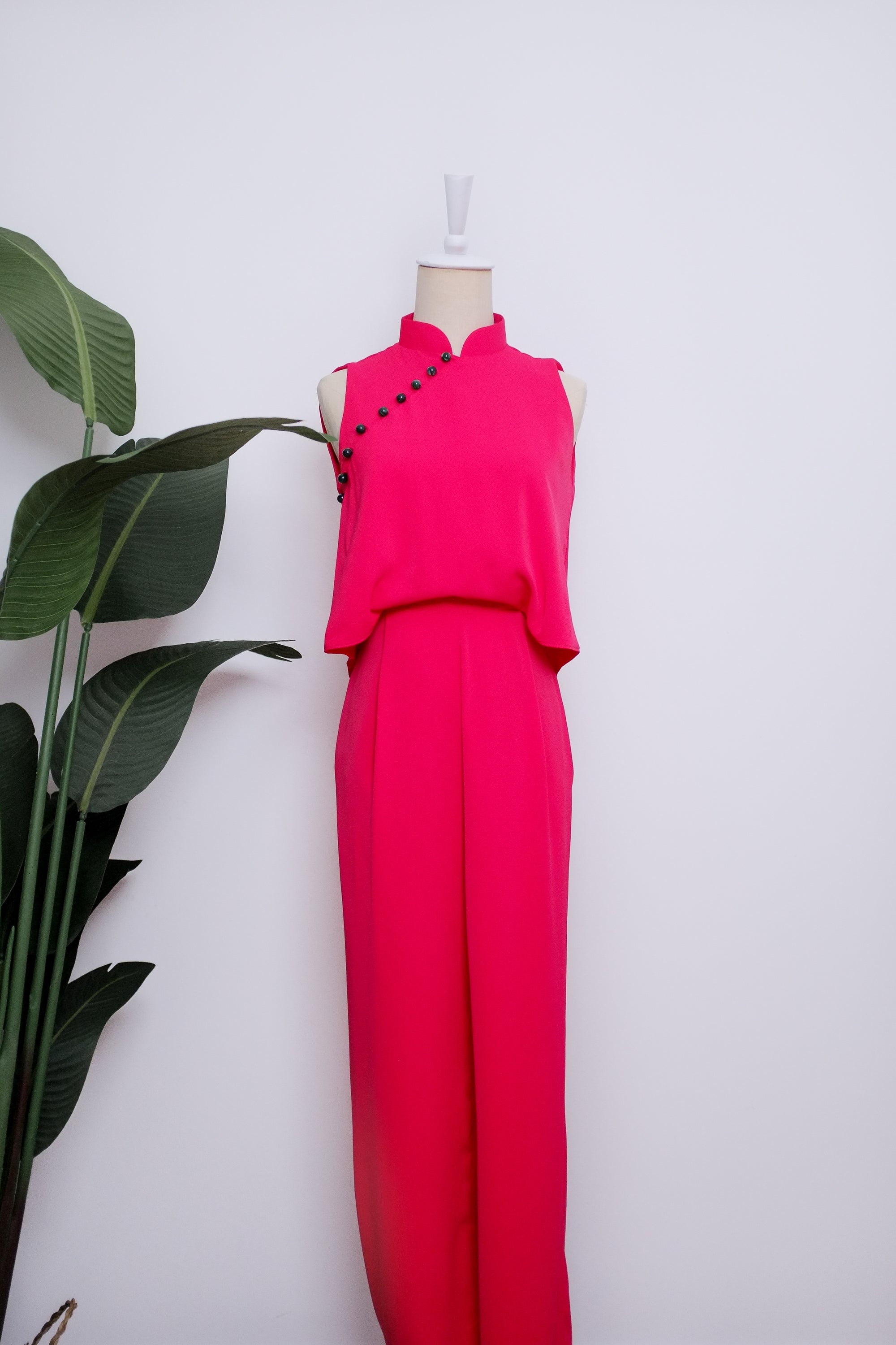 Jess Jumpsuit - Cobalt / Fuchsia