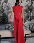 Athena Cut-Out Maxi Jumpsuit (Pre-order)