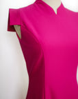 Selena Midi Dress - Fuchsia / Red / Cobalt ( Pre-order )