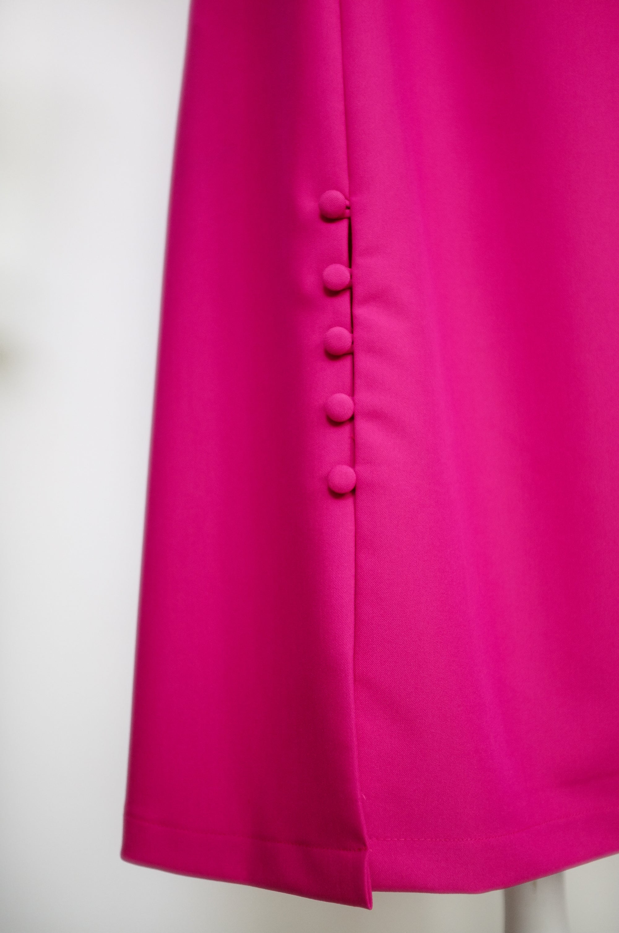 Selena Midi Dress - Fuchsia / Red / Cobalt ( Pre-order )