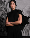 Dance Away Cape Top - Red/ Forest Green/ Cobalt / Black (Pre-order)