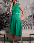 Signature Cut-Out Cheongsam - Emerald (Pre-order)