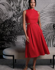 Signature Cut-Out Cheongsam - Red (Pre-order)