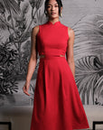 Signature Cut-Out Cheongsam - Red (Pre-order)
