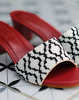 Damask Delight Heeled Sandal