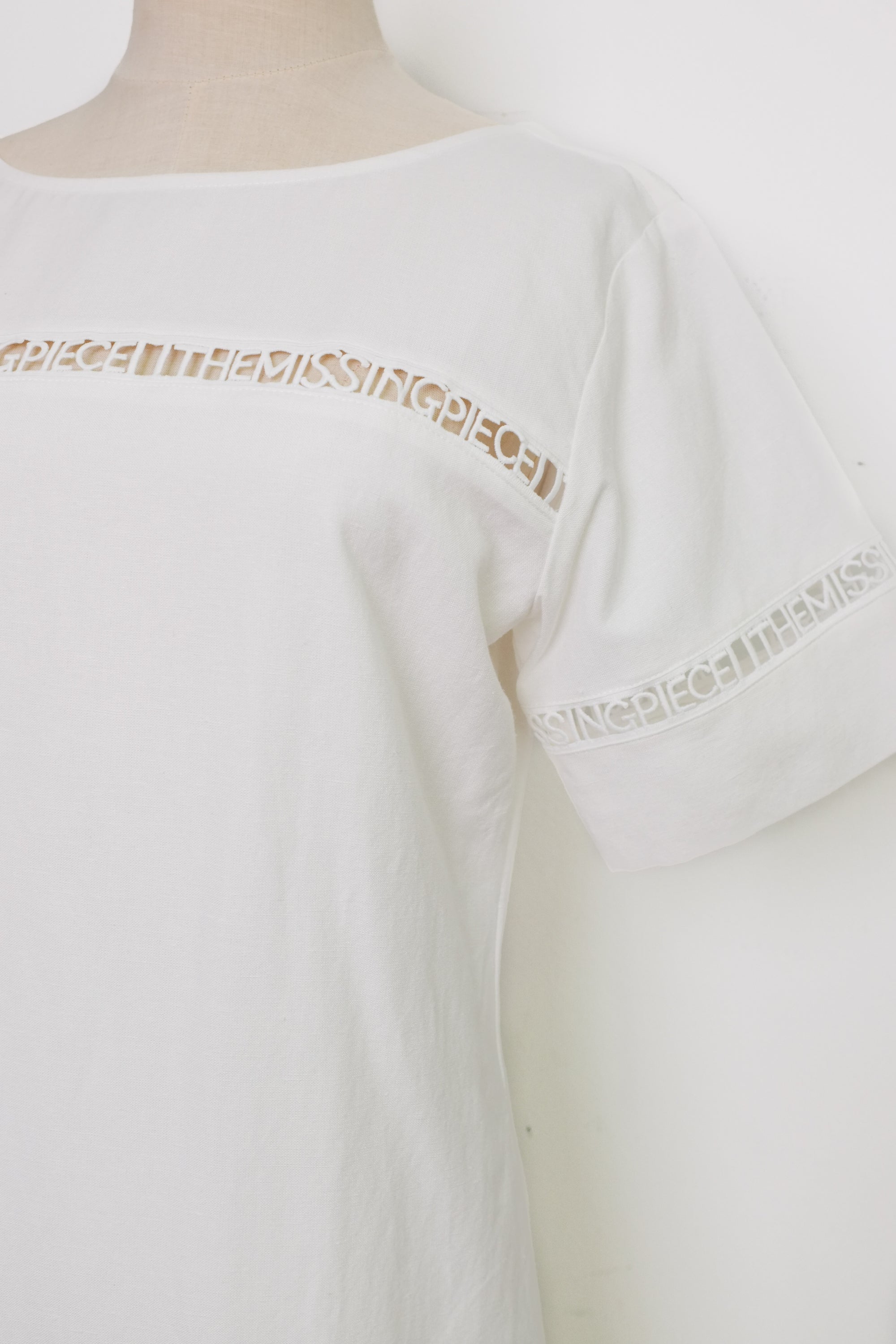 TMP x DOT Monogram Reversible Shift - White / Orange / Chambray