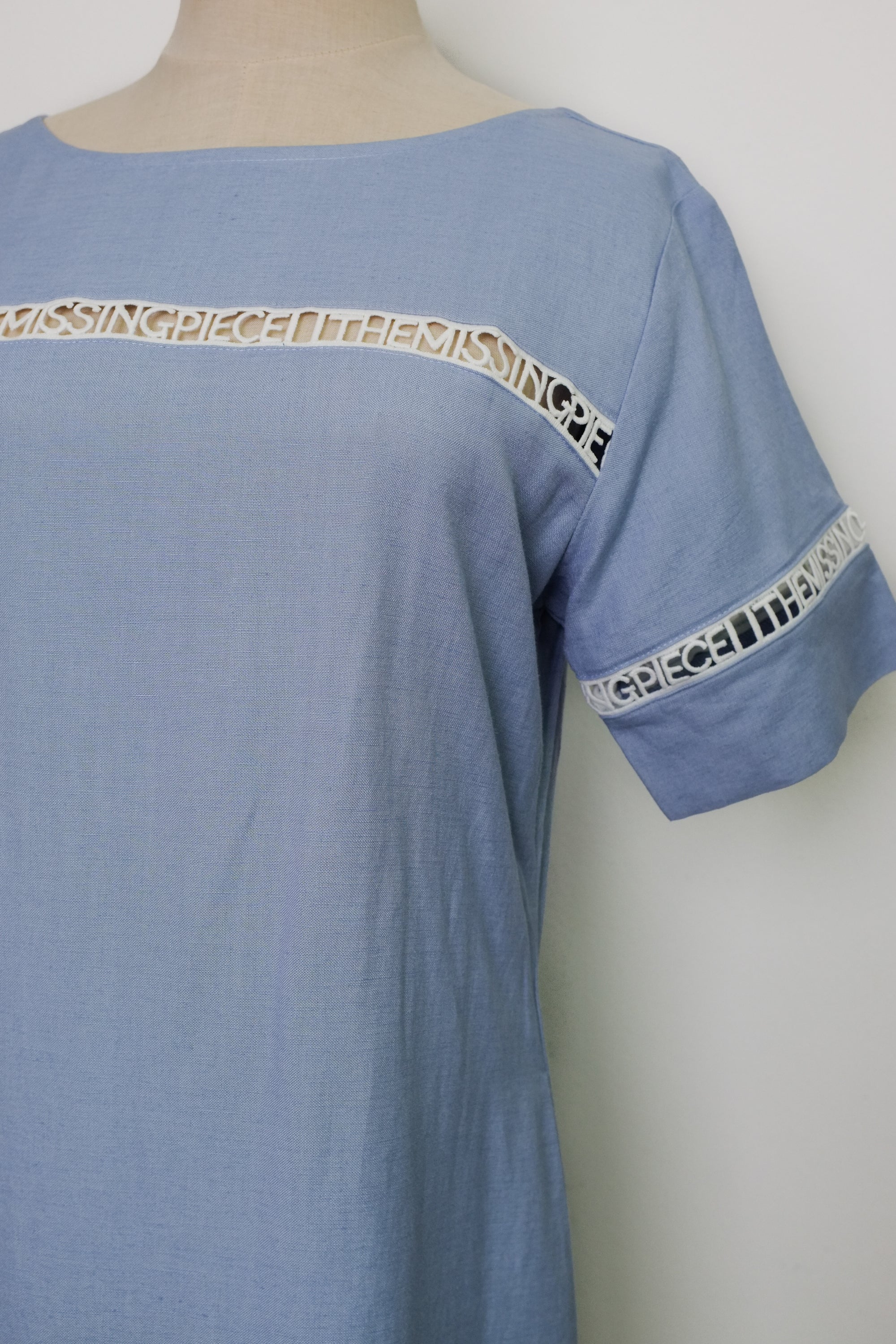 TMP x DOT Monogram Reversible Shift - White / Orange / Chambray