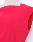 Asymmetrical Off-Shoulder Top -  Forest Green / Fuchsia / Black ( Pre-order )