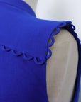 Liv Convertible Sleeves Cheongsam - Red / Blue