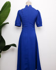 Astrid Convertible Midi Cheongsam - Red / Blue