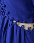 Astrid Convertible Midi Cheongsam - Red / Blue