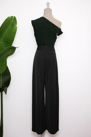 Palazzo Flare Pants - Forest Green / Fuchsia / Black (Pre-order)